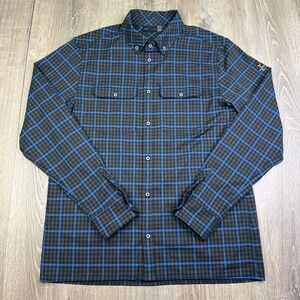 KJUS Men's Circle Long Sleeve Plaid Button Down Shirt Yellowstone Club Size XL